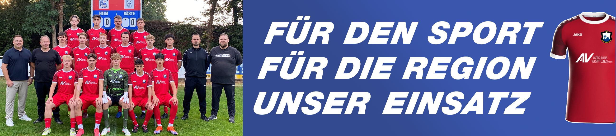 Trikotübergabe
